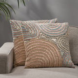Boho Cotton Throw Pillow - NH672113