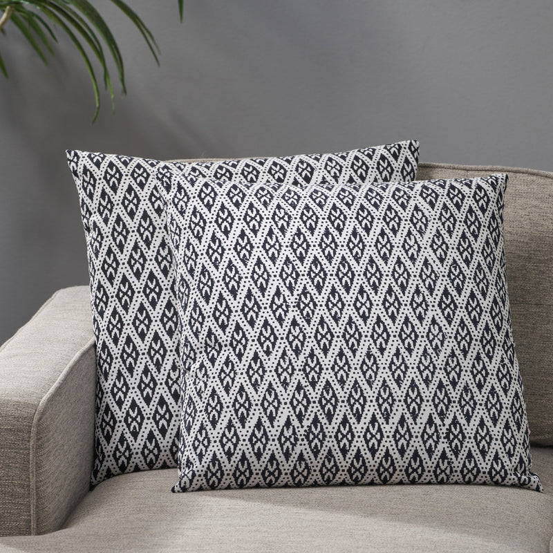 Modern Fabric Throw Pillow (Set of 2) - NH589013