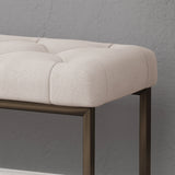 Gladys Modern Fabric Bench