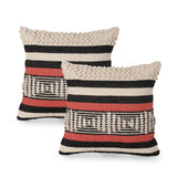 Boho Cotton Throw Pillow - NH565113