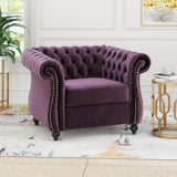 Chesterfield Velvet Club Chair - NH263013