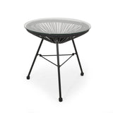 Outdoor Modern 2 Seater Faux Rattan Chat Set - NH280113