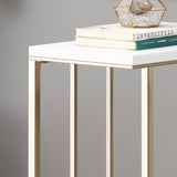 Modern Glam Faux Wood End Table - NH102013