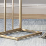 Modern Glam Faux Wood End Table - NH102013