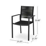 6 Seater Aluminum Dining Set - NH108013