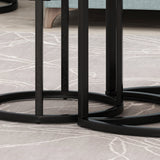 Modern Industrial Coffee Table Set - NH855113