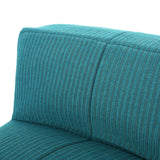 Outdoor Contemporary Fabric 5 Seater Bean Bag Sectional with Ottoman - NH032113