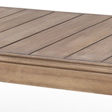 Outdoor 4 Seater Acacia Wood Chat Set with Water Resistant Cushions - NH729213