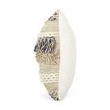 Hand-Loomed Boho Throw Pillow - NH415213