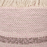 Hand-Loomed Boho Throw Pillow - NH815213