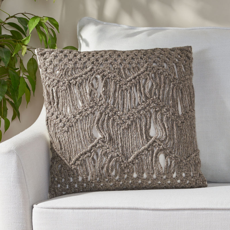Macrame Boho Throw Pillow - NH265213