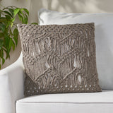Macrame Boho Throw Pillow - NH265213