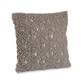 Macrame Boho Throw Pillow - NH665213