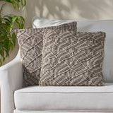 Macrame Boho Throw Pillow - NH075213