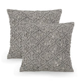 Macrame Boho Throw Pillow - NH475213