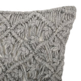 Macrame Boho Throw Pillow - NH475213