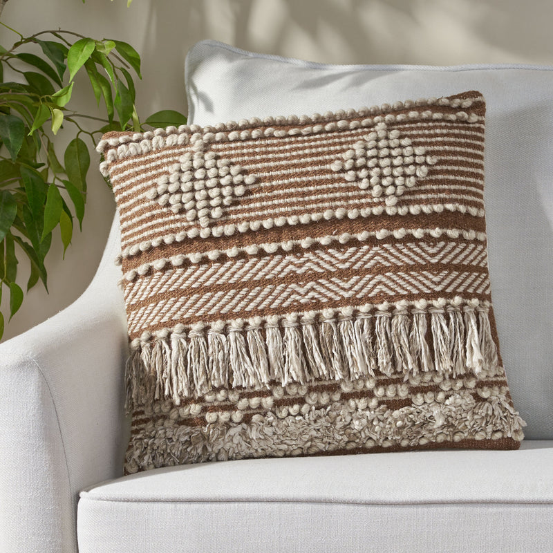Macrame Boho Throw Pillow - NH875213