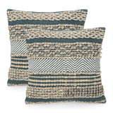Hand-Loomed Boho Throw Pillow - NH835213