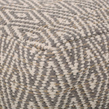 Hand-Crafted Cotton Cube Pouf - NH381213