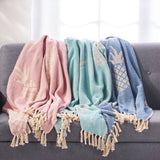 Boho Cotton Throw Blanket - NH483213