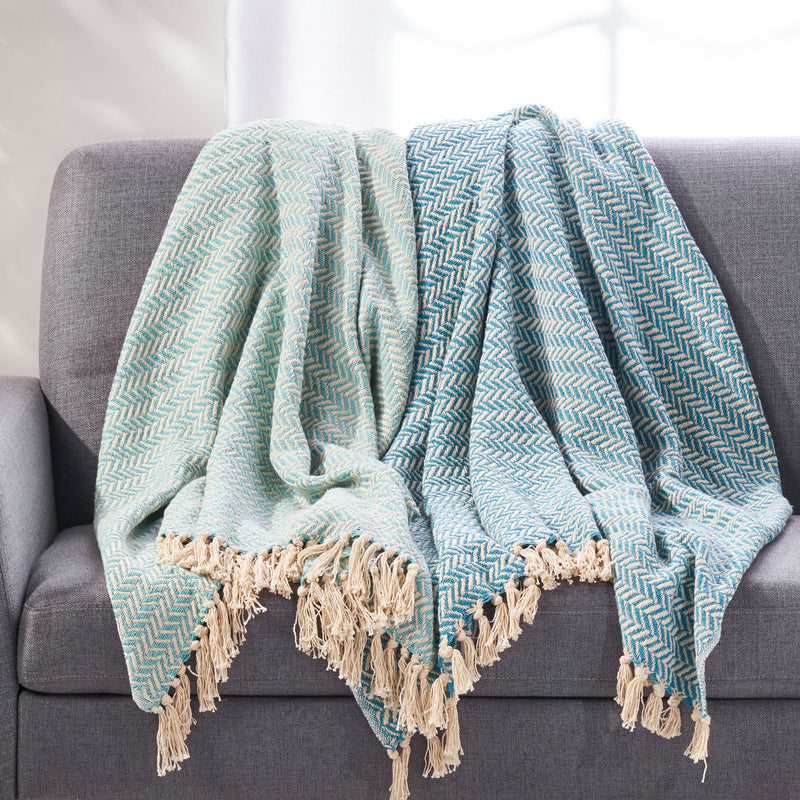 Boho Cotton Throw Blanket - NH983213