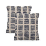 Hand Loomed Boho Throw Pillow - NH356213