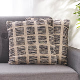 Hand Loomed Boho Throw Pillow - NH356213