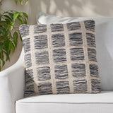 Hand Loomed Boho Throw Pillow - NH356213