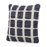 Hand Loomed Boho Throw Pillow - NH356213