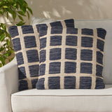 Hand Loomed Boho Throw Pillow - NH356213