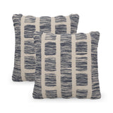 Hand Loomed Boho Throw Pillow - NH166213