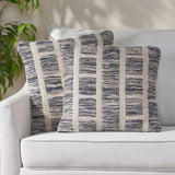 Hand Loomed Boho Throw Pillow - NH166213