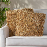 Hand Loomed Boho Throw Pillow - NH966213