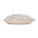Hand Loomed Boho Throw Pillow - NH776213