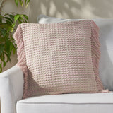 Hand Loomed Boho Throw Pillow - NH186213