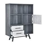 Modern Industrial 6 Shelf Multi-Functional Cabinet - NH058313