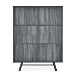 Modern Industrial 6 Shelf Multi-Functional Cabinet - NH058313