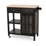 Contemporary Kitchen Cart with Wheels - NH643313