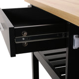 Contemporary Kitchen Cart with Wheels - NH861313