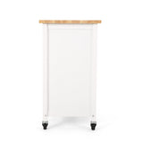 Contemporary Kitchen Cart with Wheels - NH861313