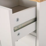 Contemporary Kitchen Cart with Wheels - NH361313