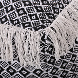 Boho Fabric Cube Pouf - NH426213