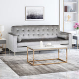 Modern Glam Tufted Velvet 3 Seater Sofa - NH964113