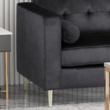 Modern Glam Tufted Velvet 3 Seater Sofa - NH964113