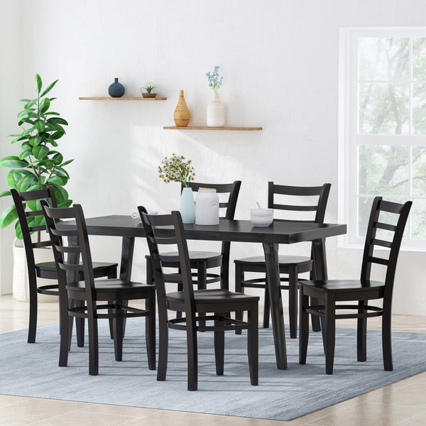 Farmhouse Wooden Dining Chairs (Set of 6) - NH986313