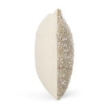 Hand-Woven Boho Throw Pillow - NH260213