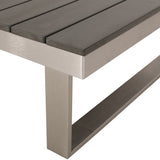 Outdoor Aluminum V-Shaped 5 Seater Sofa Set with Cushions - NH203313