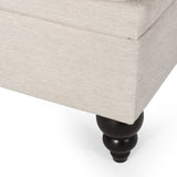 Contemporary Tufted Double Chaise Lounge with Accent Pillows - NH417413