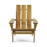 Outdoor Contemporary Acacia Wood Foldable Adirondack Chair - NH846213