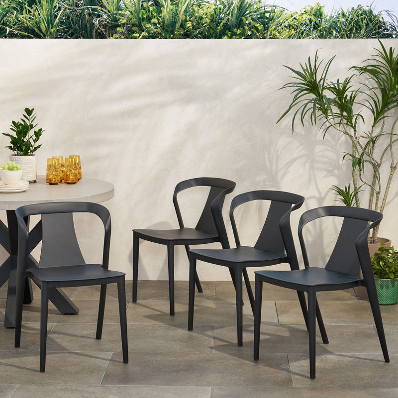 Outdoor Stacking Dining Chair (Set of 4) - NH271213